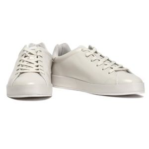 Rag & Bone Rb1 Low-Top Leather Sneaker in Off-White